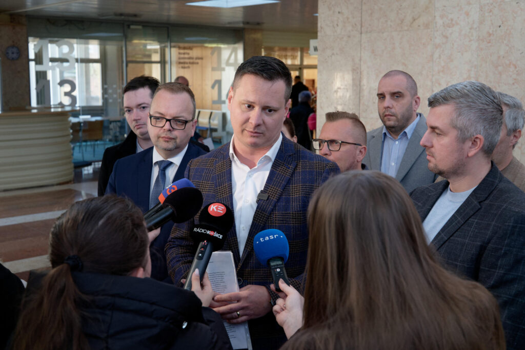 Starosta KVP Ladislav Lörinc na tlačovej konferencii k téme zlučovania Mestských častí.